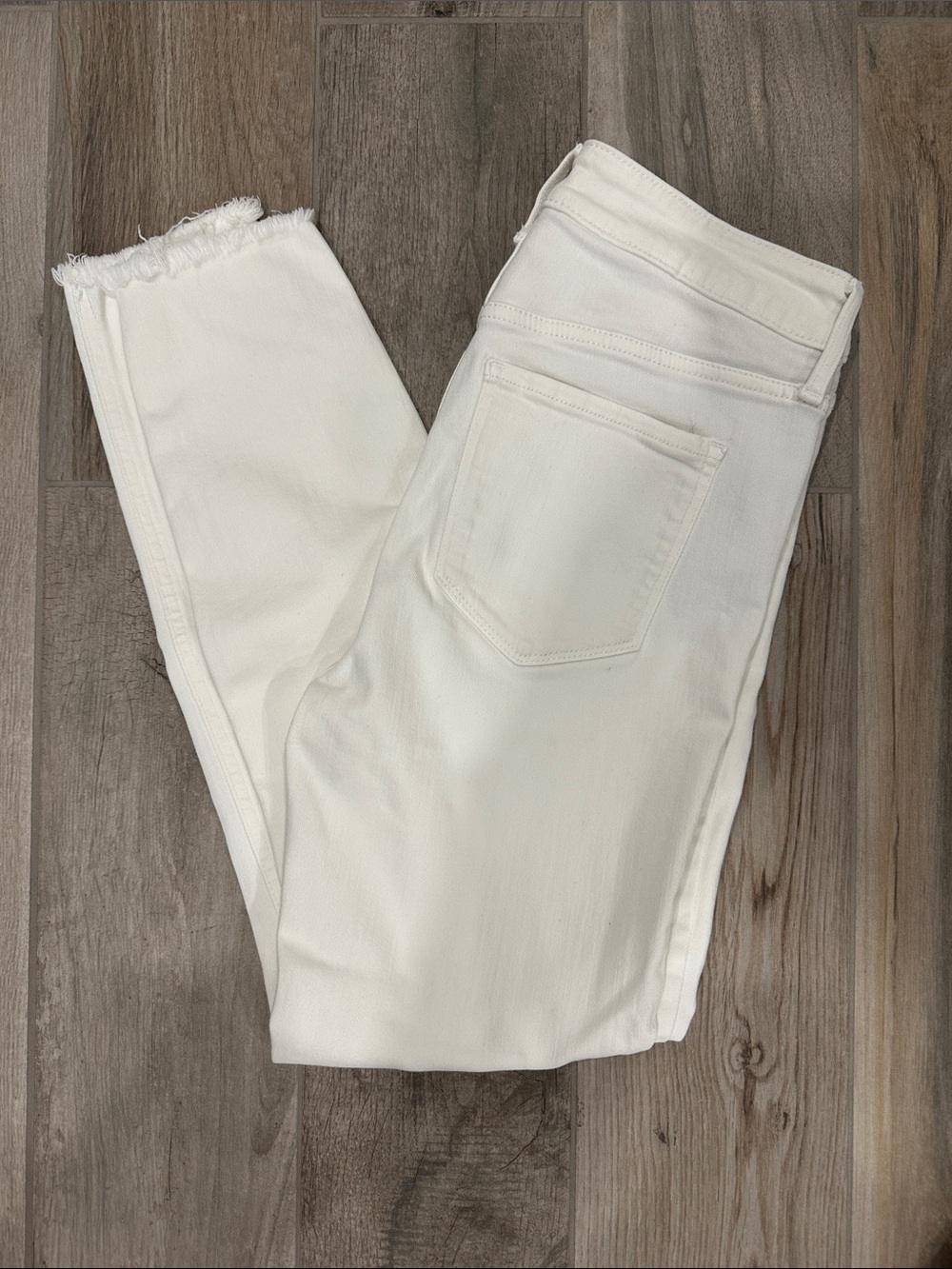 Gap White High-Rise Women's Jeans - Clean Straight Leg